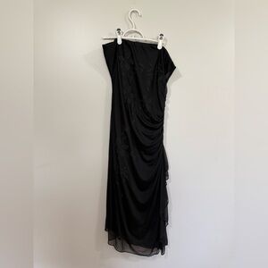 Vintage Jessica Black Strapless Dress​